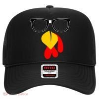 Hipster Turkey Nerd Glasses Thanksgiving Hat thumb 0