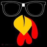 Hipster Turkey Nerd Glasses Thanksgiving Tank Top thumb 6