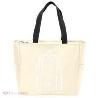 He Is Risen Christian Gifts Happy Easter Tote Bag thumb 0