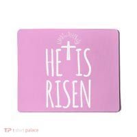 He Is Risen Christian Gifts Happy Easter Mousepad thumb 0