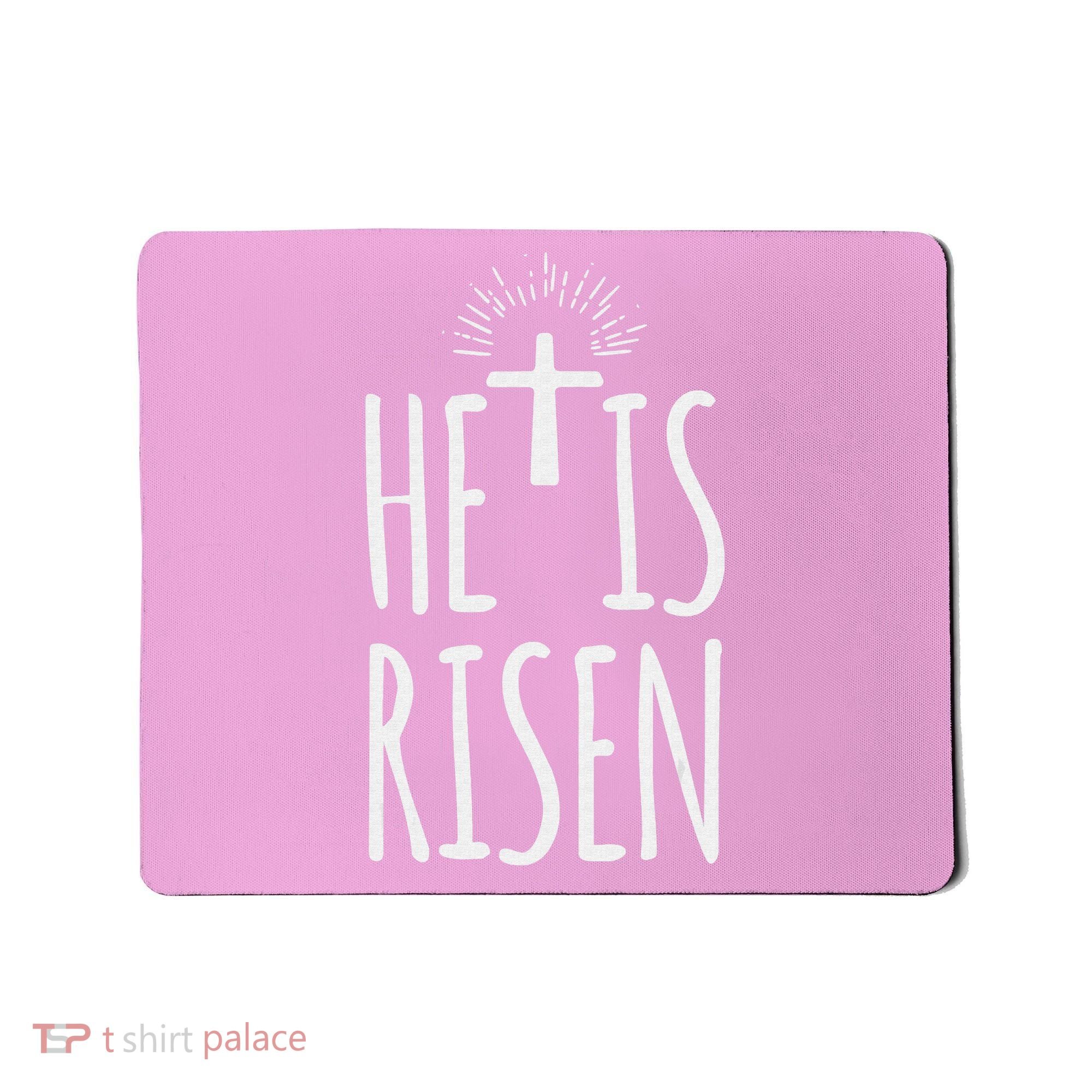 He Is Risen Christian Gifts Happy Easter Mousepad