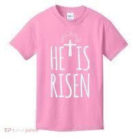 He Is Risen Christian Gifts Happy Easter Kids T-Shirt thumb 0