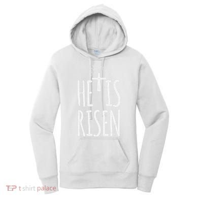 He Is Risen Christian Gifts Happy Easter Women's Hoodie