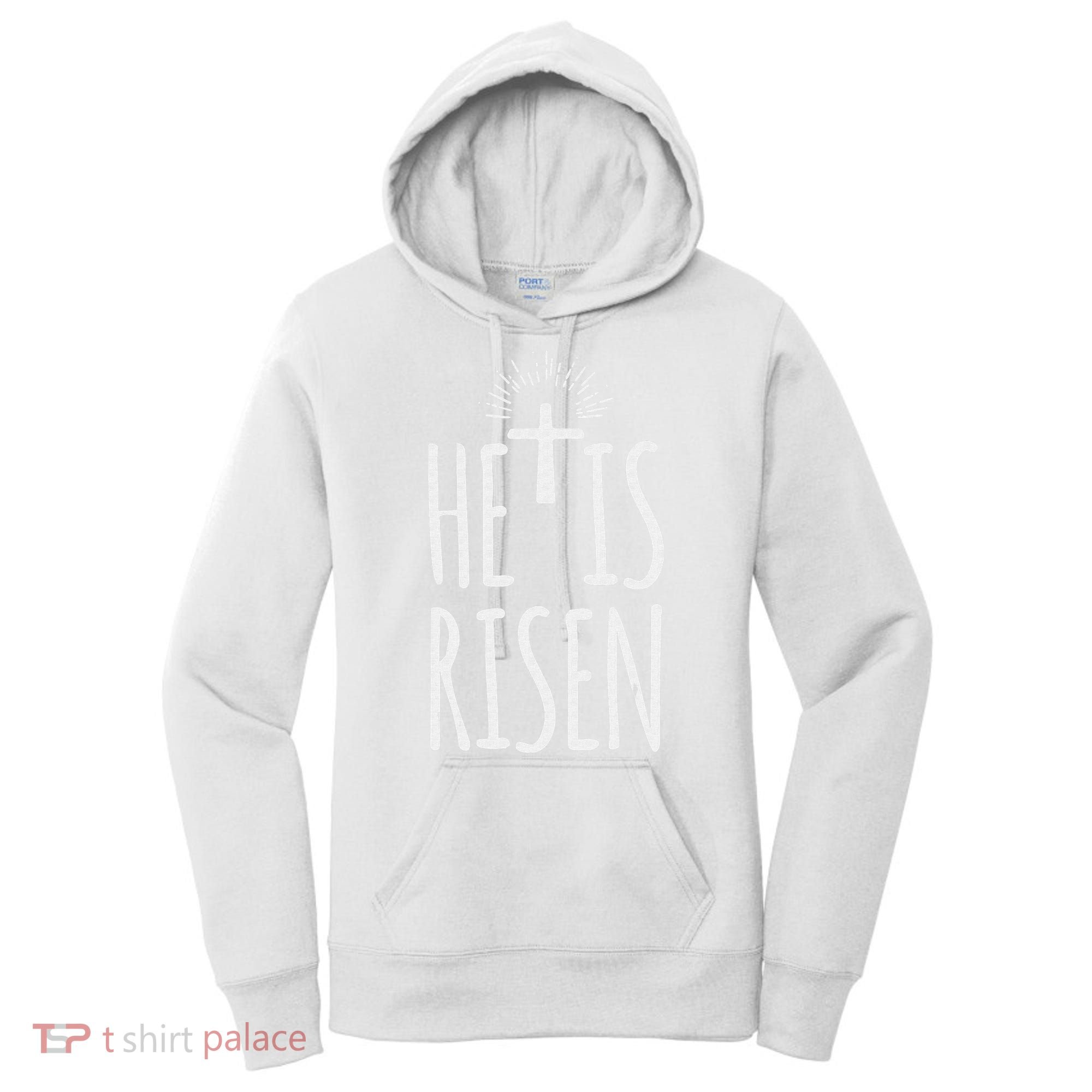 He Is Risen Christian Gifts Happy Easter Women's Hoodie