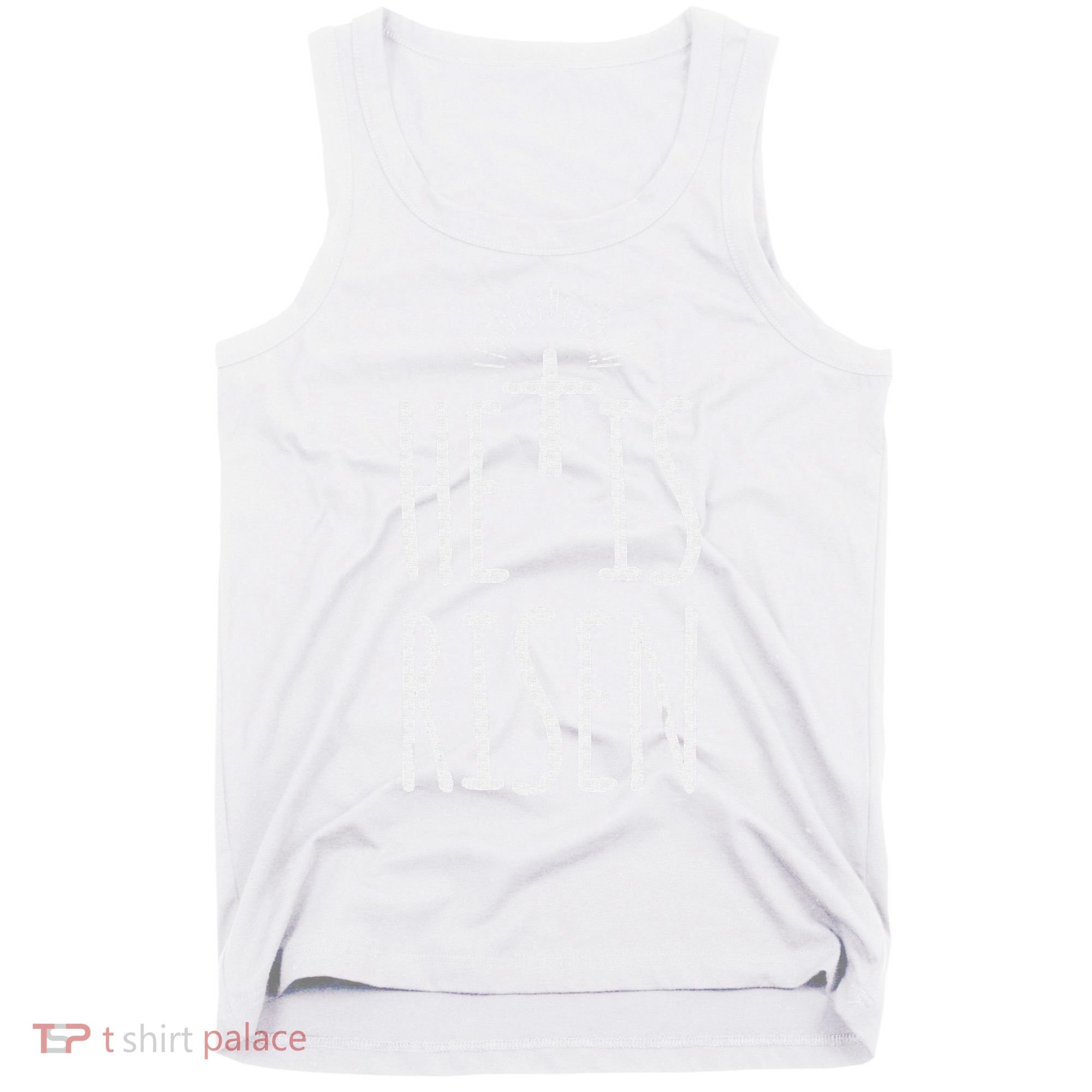 He Is Risen Christian Gifts Happy Easter Tank Top