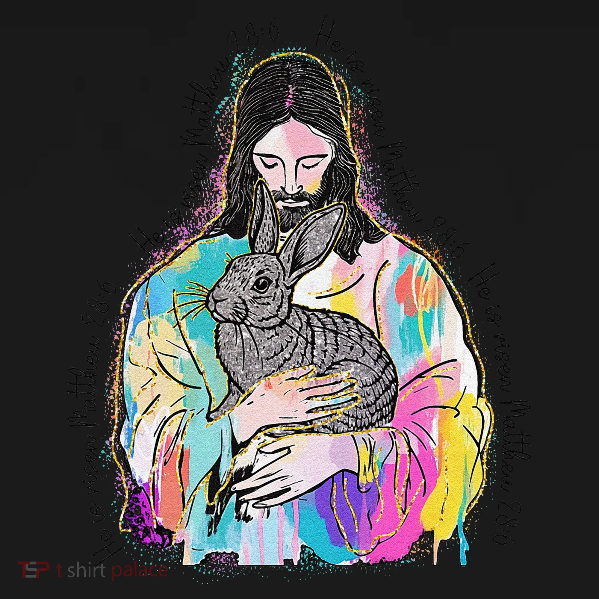 He Is Risen Matthew 286 Jesus Christian Trendy Lover Easter Ornament