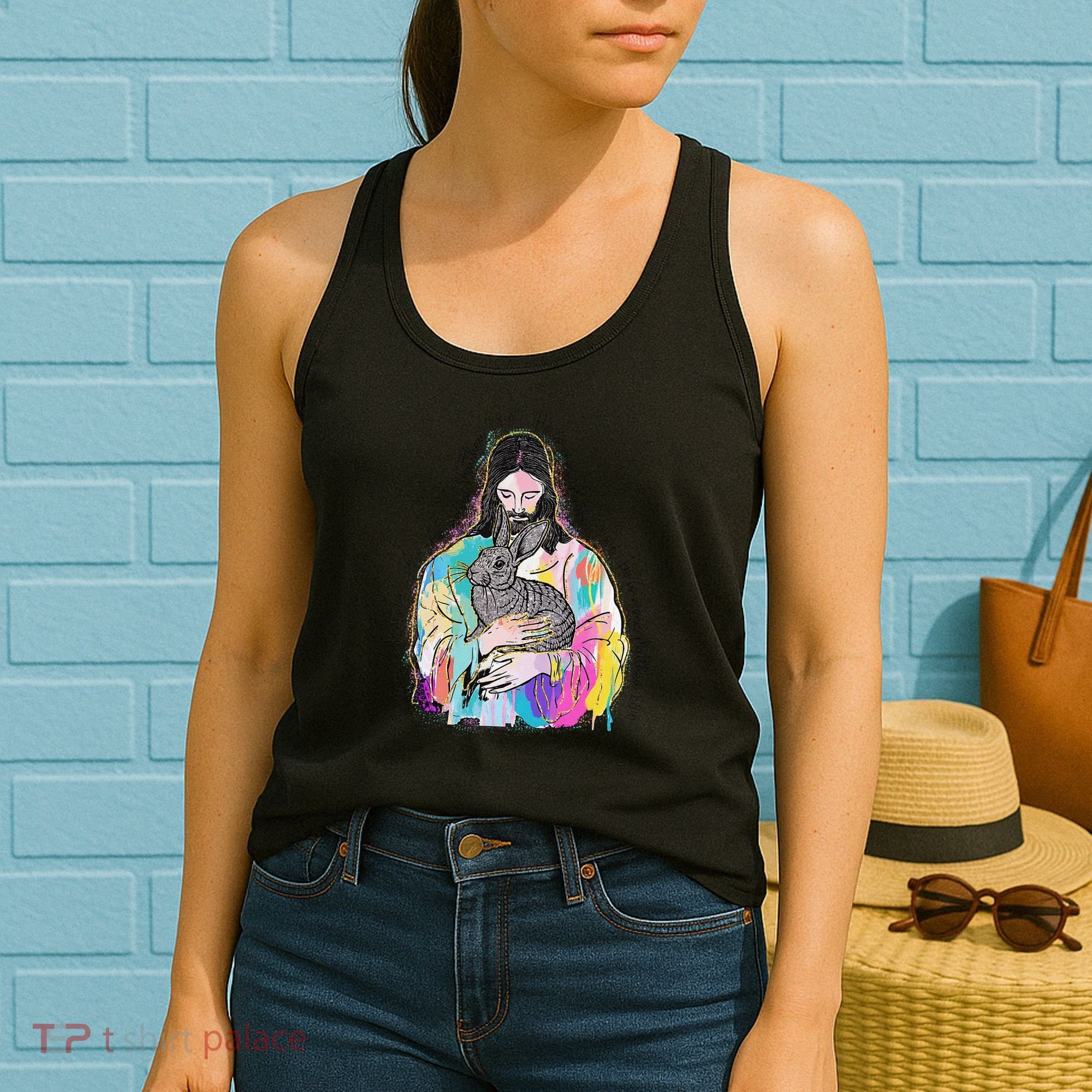 He Is Risen Matthew 286 Jesus Christian Trendy Lover Easter Women's Tank Top