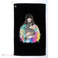 He Is Risen Matthew 286 Jesus Christian Trendy Lover Easter Golf Towel thumb 0