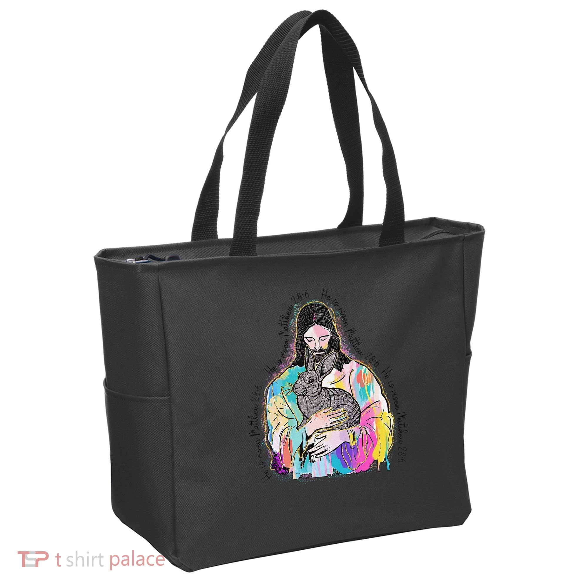 He Is Risen Matthew 286 Jesus Christian Trendy Lover Easter Tote Bag