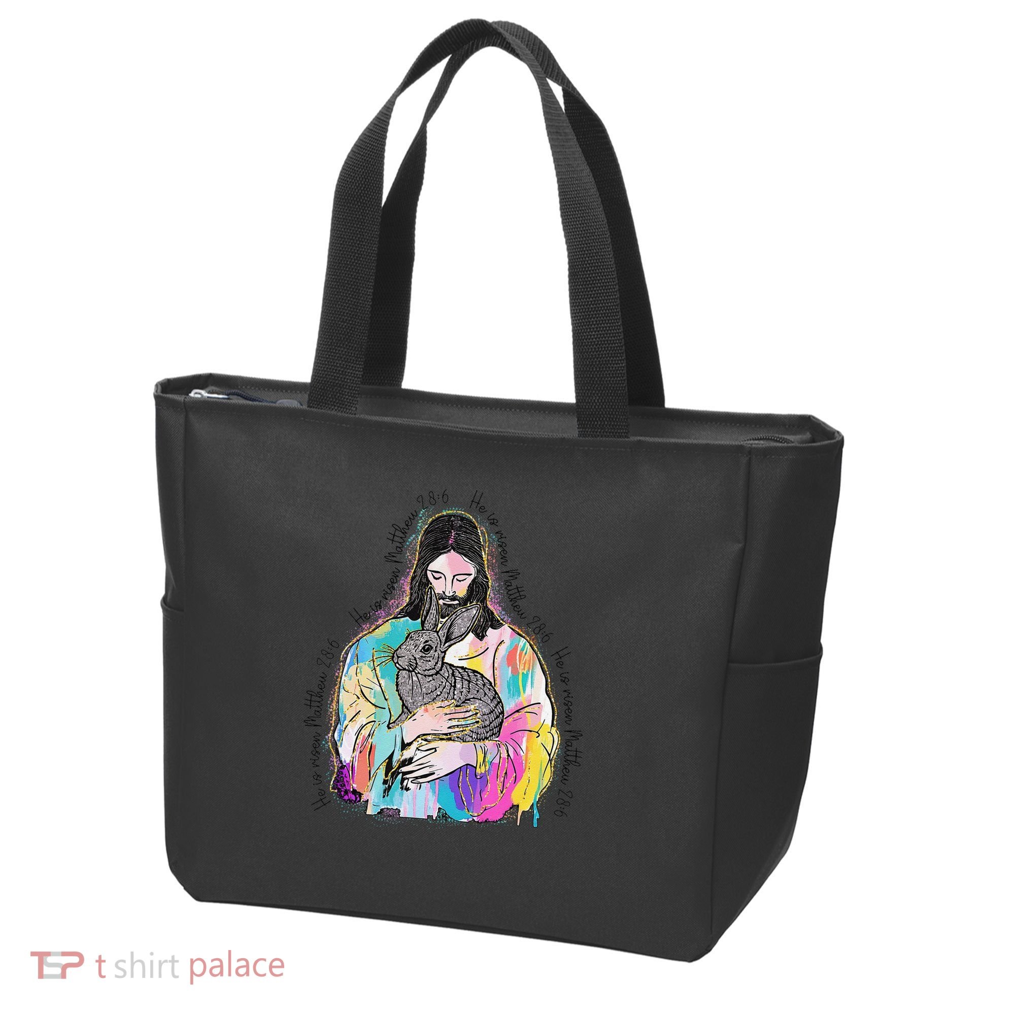 He Is Risen Matthew 286 Jesus Christian Trendy Lover Easter Tote Bag