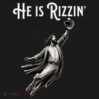 He Is Rizzin Jesus Playing Baseball Funny Sports Rizz Women's Tank Top thumb 5