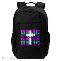 He Is Risen Retro Cross Easter Backpack thumb 0