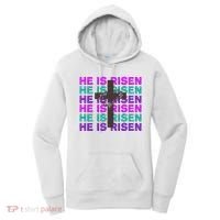He Is Risen Retro Cross Easter Women's Hoodie thumb 0