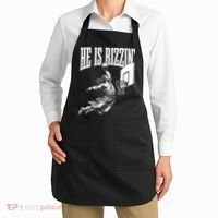 He Is Rizzin Funny Jesus Basketball Meme Apron thumb 2