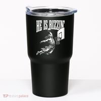 He Is Rizzin Funny Jesus Basketball Meme Tumbler thumb 0