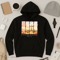 He Is Risen Christian Wildflower Happy Easter Hoodie thumb 3