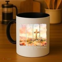 He Is Risen Christian Wildflower Happy Easter Coffee Mug thumb 4