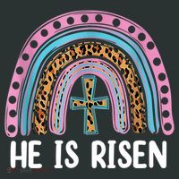 He Is Risen Rainbow Easter Cross Tote Bag thumb 4