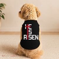 He Is Risen Cross Jesus Easter Christian Religiousns Doggie Tank thumb 2