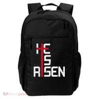 He Is Risen Cross Jesus Easter Christian Religiousns Backpack thumb 0