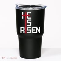 He Is Risen Cross Jesus Easter Christian Religiousns Tumbler thumb 0
