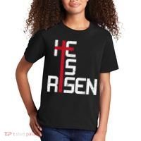 He Is Risen Cross Jesus Easter Christian Religiousns Kids T-Shirt thumb 2