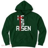 He Is Risen Cross Jesus Easter Christian Religiousns Hoodie thumb 0