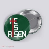 He Is Risen Cross Jesus Easter Christian Religiousns Button thumb 0