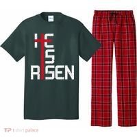 He Is Risen Cross Jesus Easter Christian Religiousns Pajama Set thumb 0