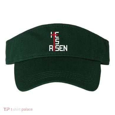 He Is Risen Cross Jesus Easter Christian Religiousns Visor