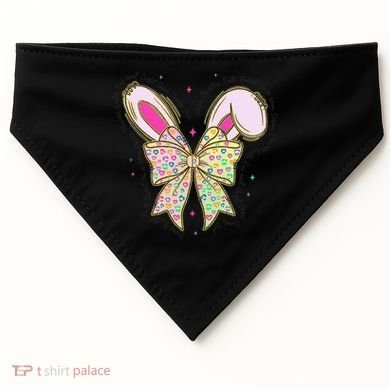 He Is Risen Easter Cross Coquette Jesus Christian Religious USA-Made Doggie Bandana