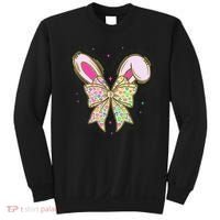 He Is Risen Easter Cross Coquette Jesus Christian Religious Sweatshirt thumb 0
