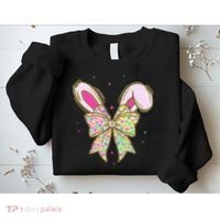 He Is Risen Easter Cross Coquette Jesus Christian Religious Sweatshirt thumb 2