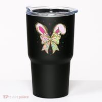 He Is Risen Easter Cross Coquette Jesus Christian Religious Tumbler thumb 0