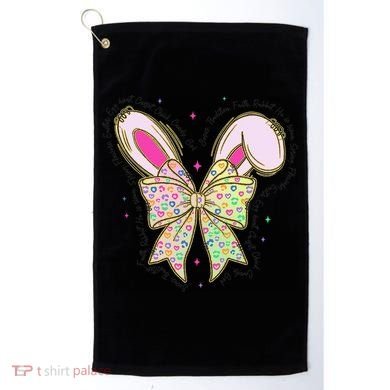 He Is Risen Easter Cross Coquette Jesus Christian Religious Golf Towel