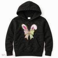 He Is Risen Easter Cross Coquette Jesus Christian Religious Kids Hoodie thumb 0