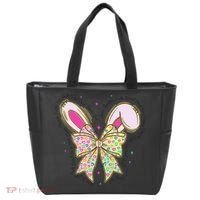 He Is Risen Easter Cross Coquette Jesus Christian Religious Tote Bag thumb 0