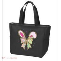 He Is Risen Easter Cross Coquette Jesus Christian Religious Tote Bag thumb 3