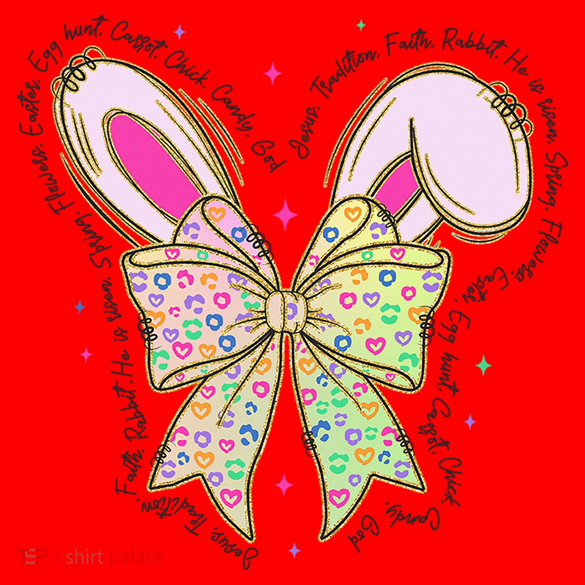 He Is Risen Easter Cross Coquette Jesus Christian Religious Santa Hat