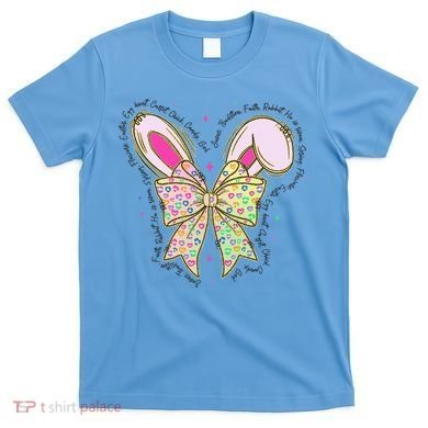 He Is Risen Easter Cross Coquette Jesus Christian Religious T-Shirt