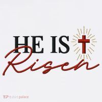 He Is Risen Jesus Christ Christian Faith Easter Embroidered Embroidered Beanie thumb 2