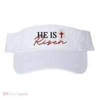 He Is Risen Jesus Christ Christian Faith Easter Embroidered Embroidered Visor thumb 0