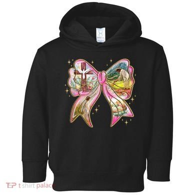 He Is Risen Easter Cross Coquette Jesus Christian Religious Toddler Hoodie
