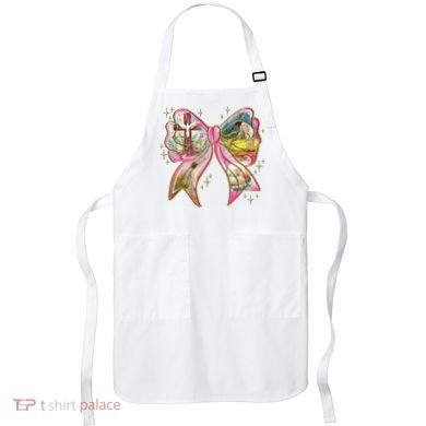 He Is Risen Easter Cross Coquette Jesus Christian Religious Apron