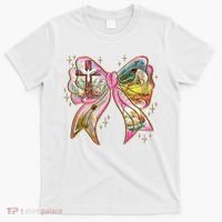 He Is Risen Easter Cross Coquette Jesus Christian Religious T-Shirt thumb 0