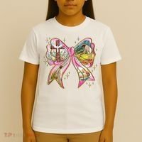 He Is Risen Easter Cross Coquette Jesus Christian Religious T-Shirt thumb 4