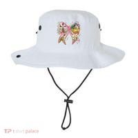 He Is Risen Easter Cross Coquette Jesus Christian Religious Bucket Hat thumb 0