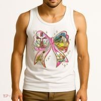 He Is Risen Easter Cross Coquette Jesus Christian Religious Tank Top thumb 3