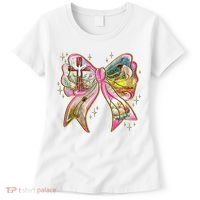He Is Risen Easter Cross Coquette Jesus Christian Religious Women's T-Shirt thumb 0