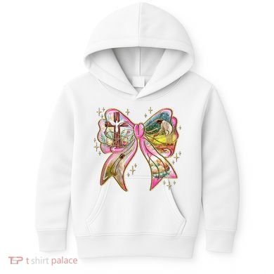 He Is Risen Easter Cross Coquette Jesus Christian Religious Kids Hoodie